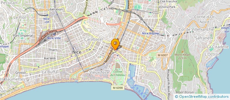 localisation de l'entreprise 8485 PARTNERS  NICE