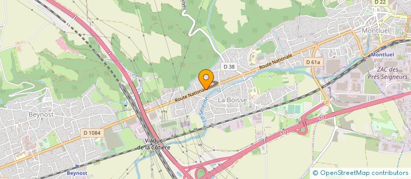 localisation de l'entreprise 849 004 023  à LA BOISSE