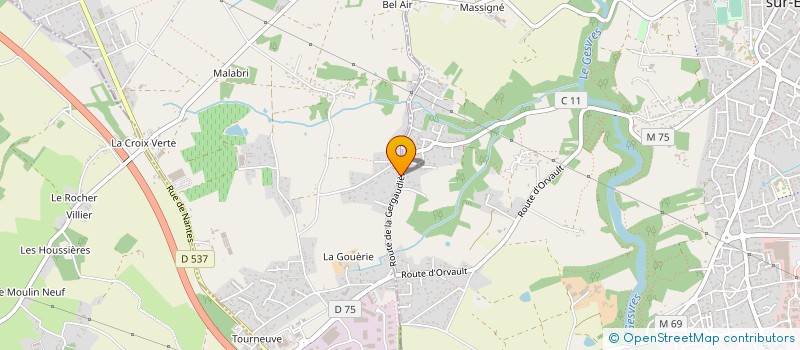 localisation de l'entreprise 849 029 251 à TREILLIERES