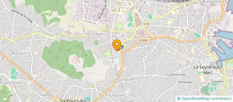 localisation de l'entreprise 849 033 352 à LA SEYNE SUR MER