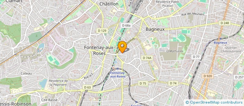 localisation de l'entreprise 849 109 079  à FONTENAY-AUX-ROSES