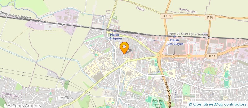 localisation de l'entreprise 849 109 905   PLAISIR