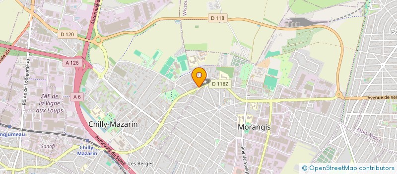 localisation de l'entreprise 849 117 205 à CHILLY-MAZARIN