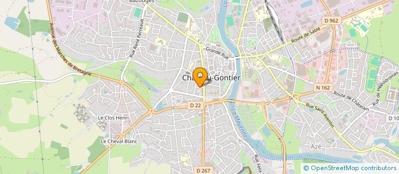 localisation de l'entreprise 849 144 340   QUELAINES-SAINT-GAULT