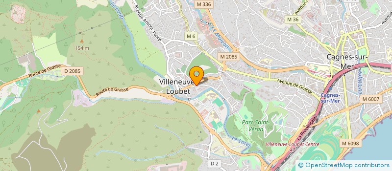 localisation de l'entreprise 849 158 985   VILLENEUVE-LOUBET