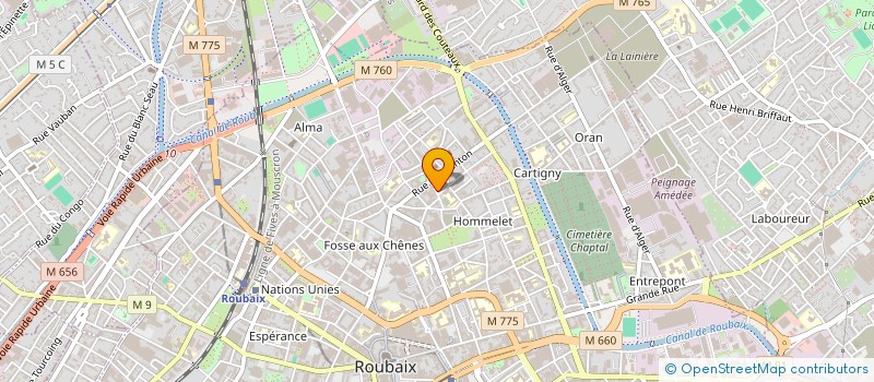 localisation de l'entreprise 849 163 951   ROUBAIX