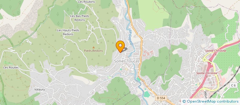 localisation de l'entreprise 849 209 598   SOLLIES-TOUCAS