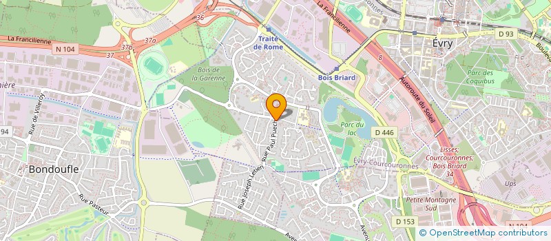 localisation de l'entreprise 849 214 317 à EVRY-COURCOURONNES