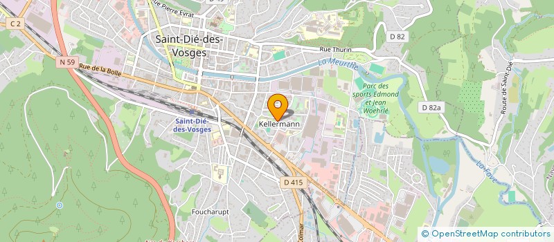 localisation de l'entreprise 849 217 906 à SAINT-DIE-DES-VOSGES