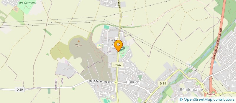 localisation de l'entreprise 849 256 532   HULLUCH