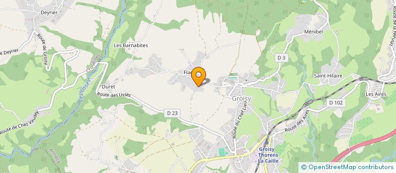 localisation de l'entreprise 849 272 620   GROISY