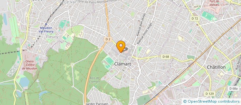 localisation de l'entreprise 849 280 276 à CLAMART