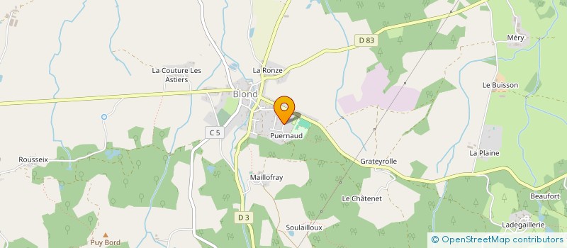 localisation de l'entreprise 849 294 988   BLOND