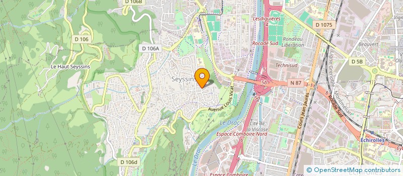 localisation de l'entreprise 849 308 341   SEYSSINS