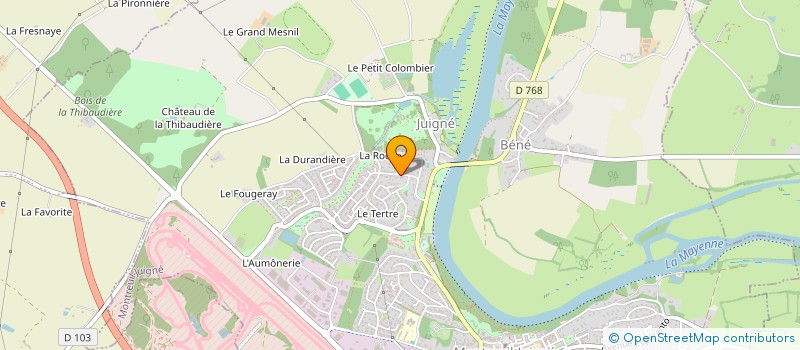 localisation de l'entreprise 849 308 937   MONTREUIL-JUIGNE