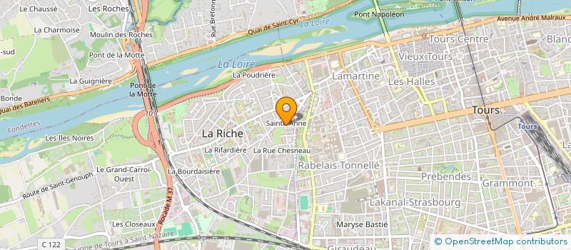 localisation de l'entreprise 849 325 576   LA RICHE