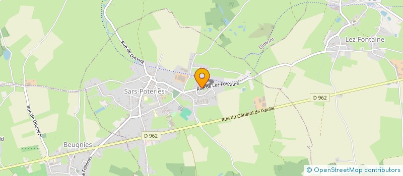 localisation de l'entreprise 849 384 193 à SARS-POTERIES