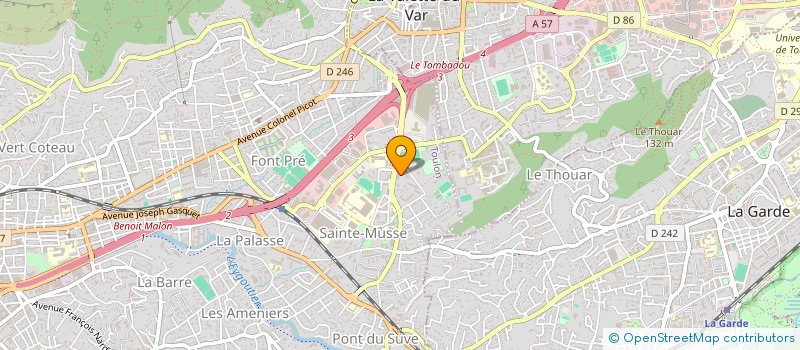 localisation de l'entreprise 849 389 788   SOLLIES-PONT