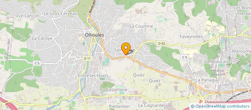 localisation de l'entreprise 849 408 638   OLLIOULES