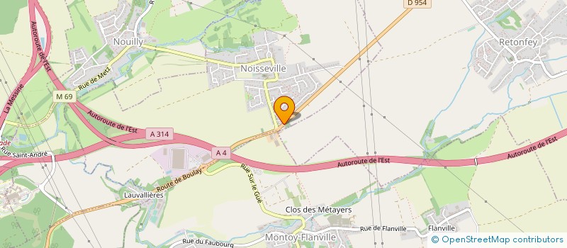 localisation de l'entreprise 849 413 398   METZ