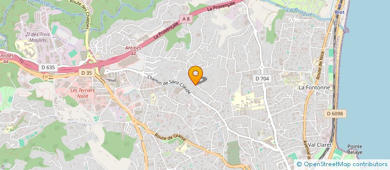 localisation de l'entreprise 849 428 974 à ANTIBES