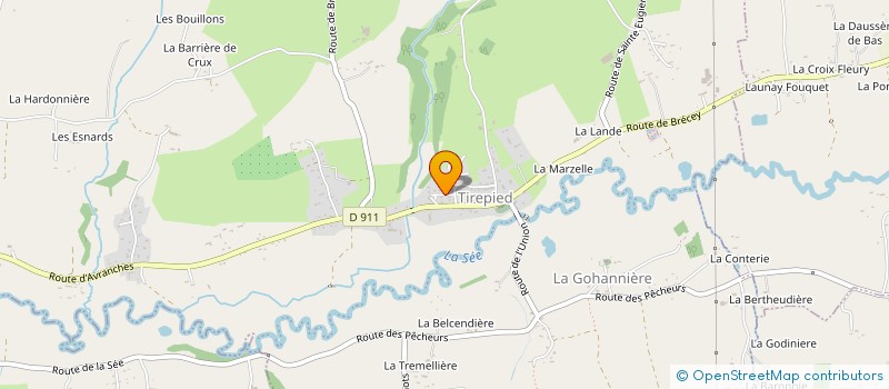 localisation de l'entreprise 849 445 713   LA BREE-LES-BAINS