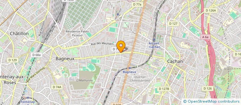 localisation de l'entreprise 849 471 610 à BAGNEUX