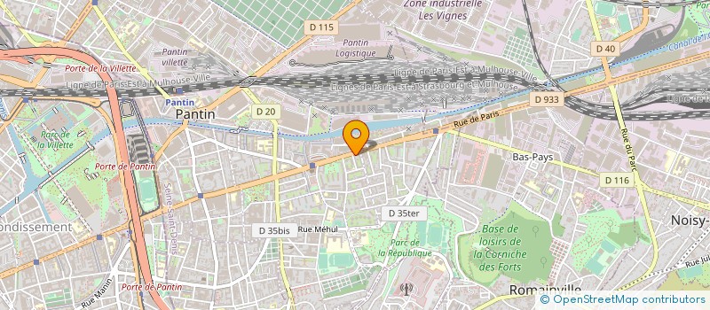 localisation de l'entreprise 849 472 642 à PANTIN