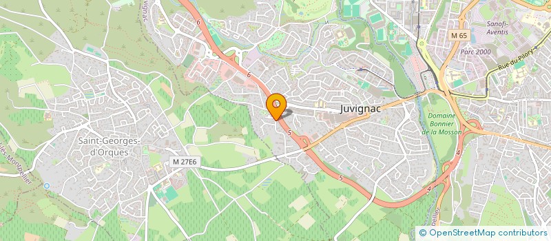 localisation de l'entreprise 849 514 203   JUVIGNAC