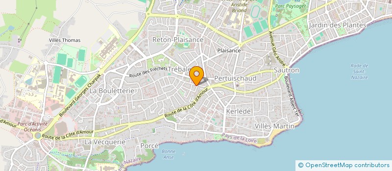localisation de l'entreprise 849 539 572 à SAINT-NAZAIRE