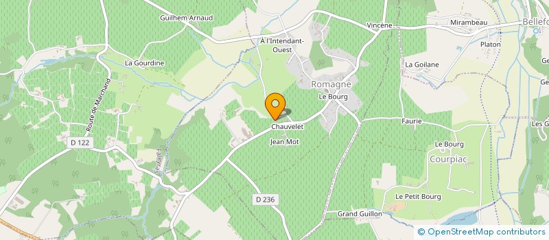 localisation de l'entreprise 849 549 258   ROMAGNE