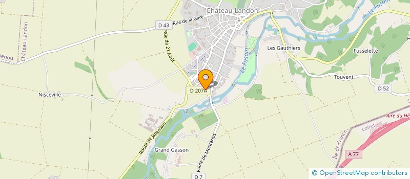 localisation de l'entreprise 849 557 350   CHATEAU-LANDON