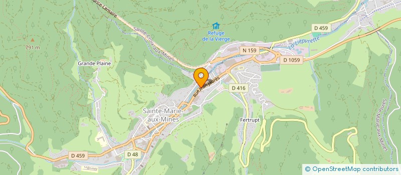 localisation de l'entreprise 849 560 636   SAINTE-MARIE-AUX-MINES