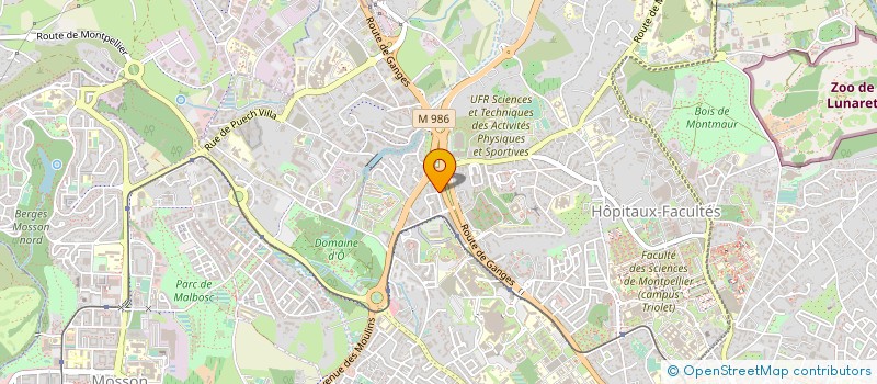 localisation de l'entreprise 849 578 133 à MONTPELLIER