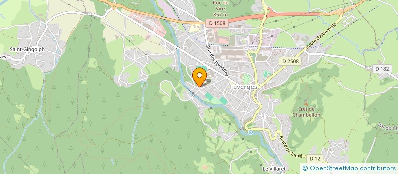 localisation de l'entreprise 849 585 963   FAVERGES-SEYTHENEX