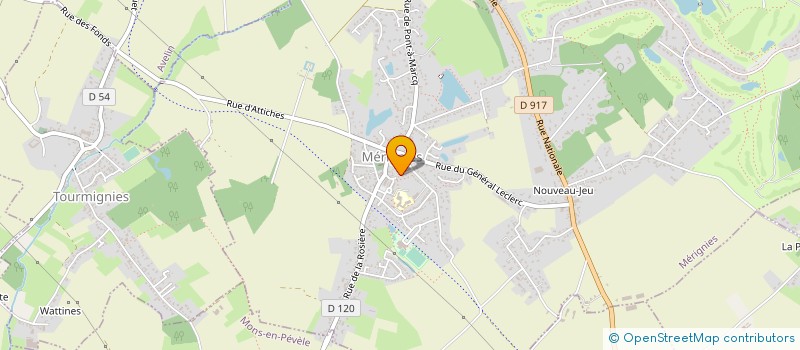 localisation de l'entreprise 849 590 542   MERIGNIES