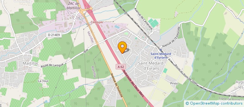 localisation de l'entreprise 849 632 351   SAINT-MEDARD-D'EYRANS