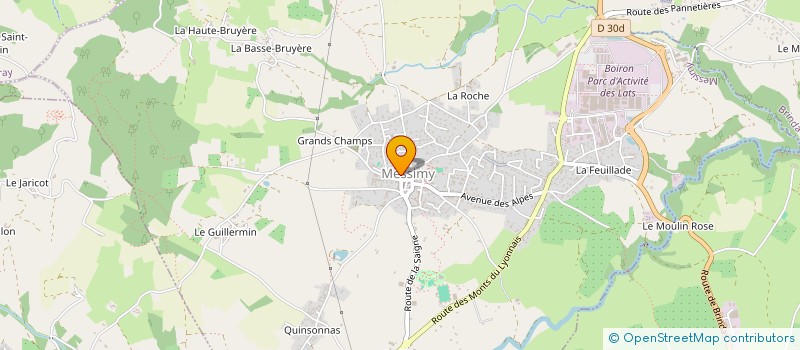 localisation de l'entreprise 849 651 278   MESSIMY