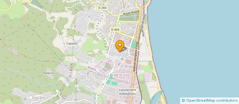 localisation de l'entreprise 849 653 456 à BASTIA