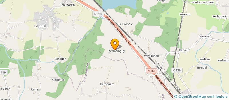 localisation de l'entreprise 849 660 295   BRECH