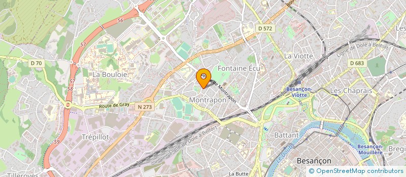 localisation de l'entreprise 849 676 986   BESANCON