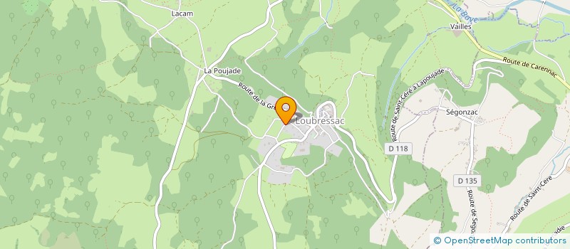 localisation de l'entreprise 849 686 654   LOUBRESSAC