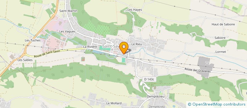 localisation de l'entreprise 849 711 007   SAINT-SAVIN