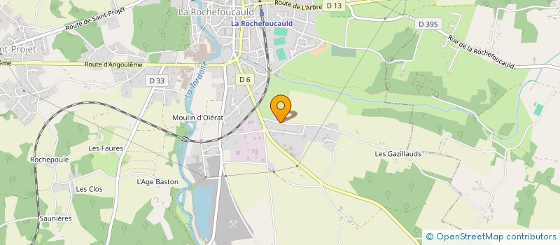 localisation de l'entreprise 849 804 653   LA ROCHEFOUCAULD-EN-ANGOUMOIS