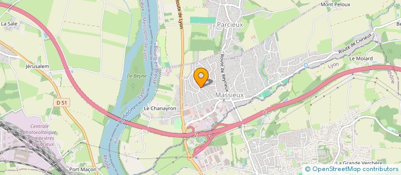 localisation de l'entreprise 849 845 409   MASSIEUX