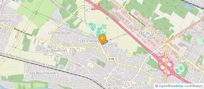 localisation de l'entreprise 849 853 825   HERBLAY-SUR-SEINE