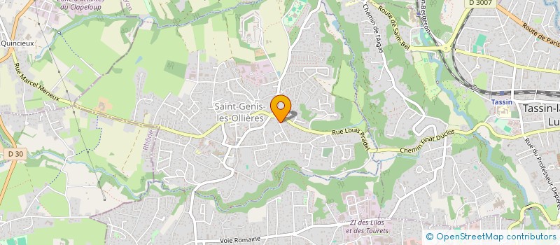 localisation de l'entreprise 849 889 878   POLLIONNAY