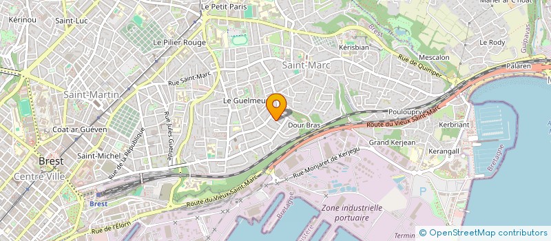 localisation de l'entreprise 849 895 990   GUIPAVAS