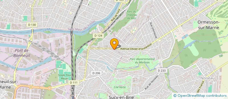 localisation de l'entreprise 849 912 126   LA QUEUE EN BRIE