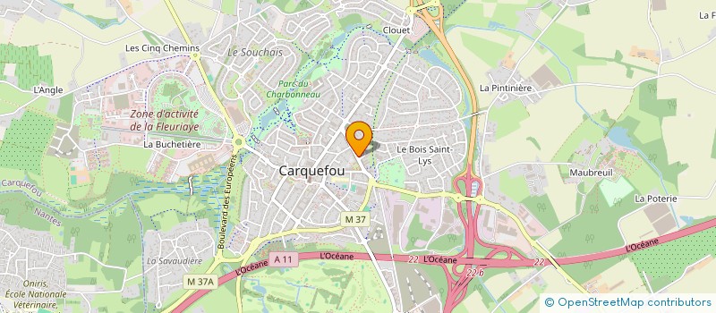 localisation de l'entreprise 849 927 371 à CARQUEFOU
